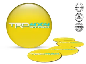 Toyota TRD Adesivo Cupola Design Emblemi Ruota Pregiati